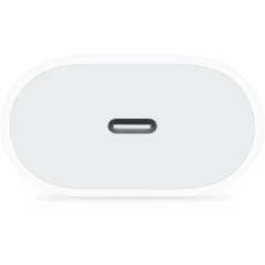 Cargador APPLE Adaptador de corriente, USB-C de 20 W, Blanco