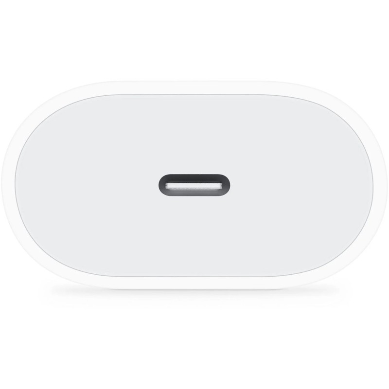 Cargador APPLE Adaptador de corriente, USB-C de 20 W, Blanco