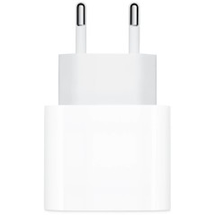 Cargador APPLE Adaptador de corriente, USB-C de 20 W, Blanco