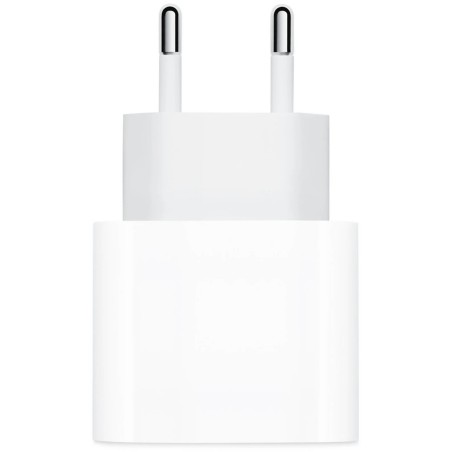 Cargador APPLE Adaptador de corriente, USB-C de 20 W, Blanco